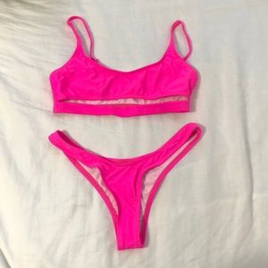 Hot Pink Bikini Set